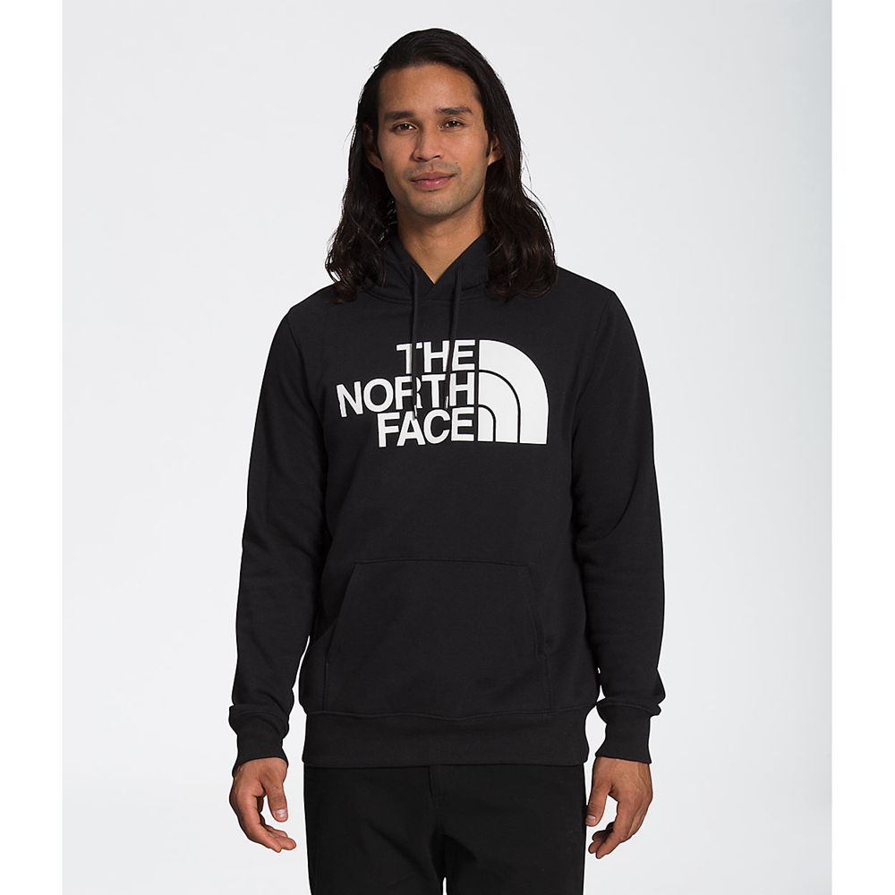 The North Face Hoodie Mens Australia - The North Face Half Dome Pullover Black (QIC-461798)